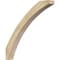Ekena Millwork 6"W x 44"D x 44"H Thorton Rough Sawn Knee Brace, Douglas Fir BRC06X44X44THR00RDF - alternate 1
